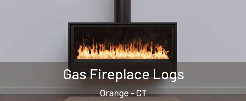  Gas Fireplace Logs Orange - CT