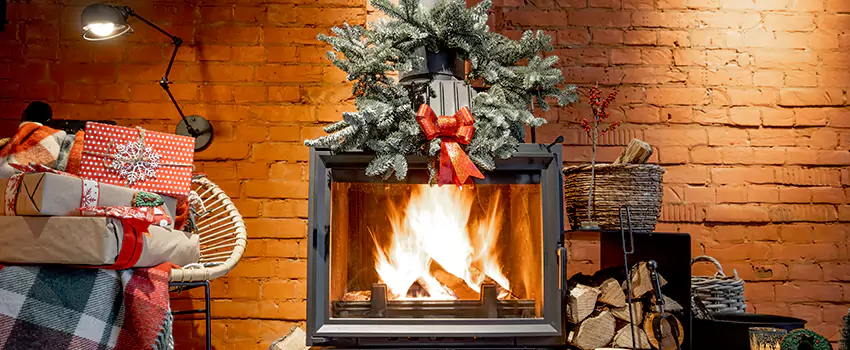 Travis Industries Linear Gas Fireplace Installation in Orange, Connecticut