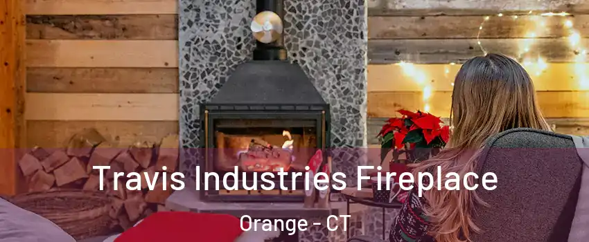  Travis Industries Fireplace Orange - CT